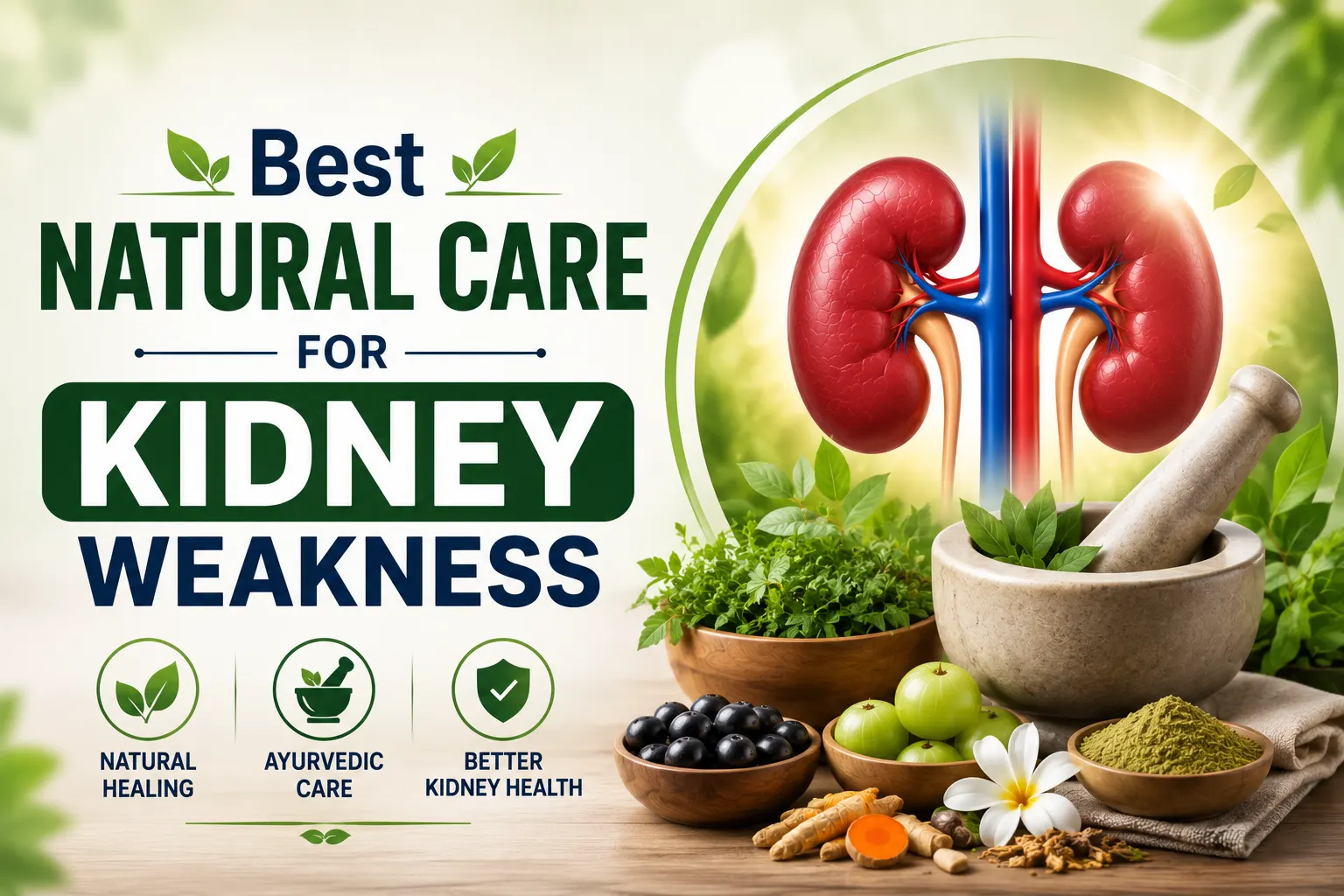 Best Natural Care for Kidney Weakness
